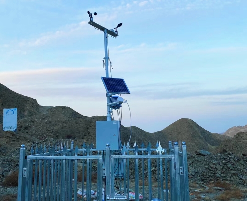 內蒙無人區北斗氣象站